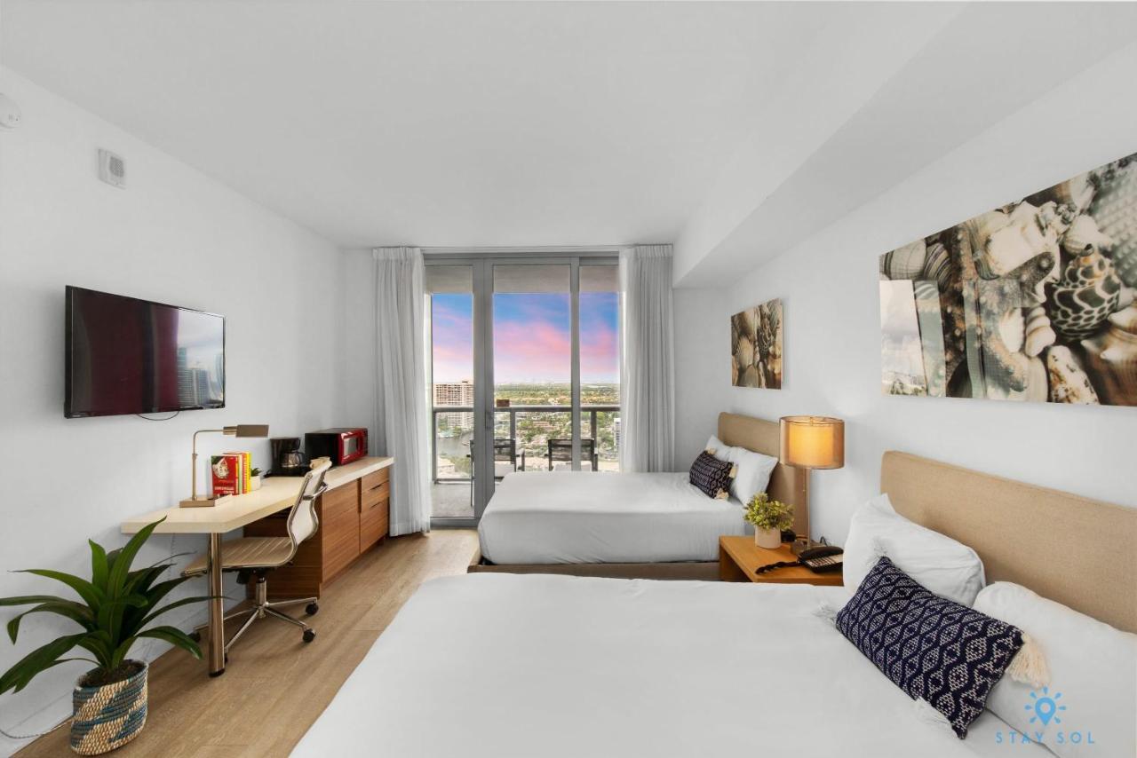 Upper Studio With Balcony,Pool And Gym, Near Beach Hallandale Beach Dış mekan fotoğraf