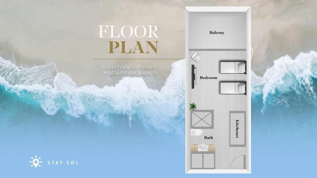 Upper Studio With Balcony,Pool And Gym, Near Beach Hallandale Beach Dış mekan fotoğraf